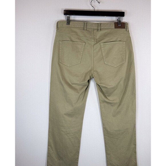 Peter Millar Mens Pants Khaki Chino Straight Crown Performance Stretch Golf 33x2 - Picture 8 of 10